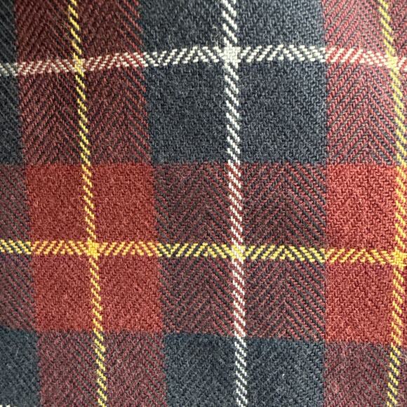 LL Bean Mens Large Flannel Shirt Blue and Red Plaid Button Down Traditional Fit - Picture 3 of 10